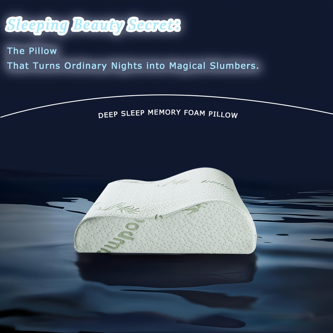 1pc\u002F2pcs High - Low Wave Pillow in QUEEN Size with Slow-Rebound Space Filling, Ideal for Back Sleepers. Soft, Comfortable, And Breathable with Ergonomic Design