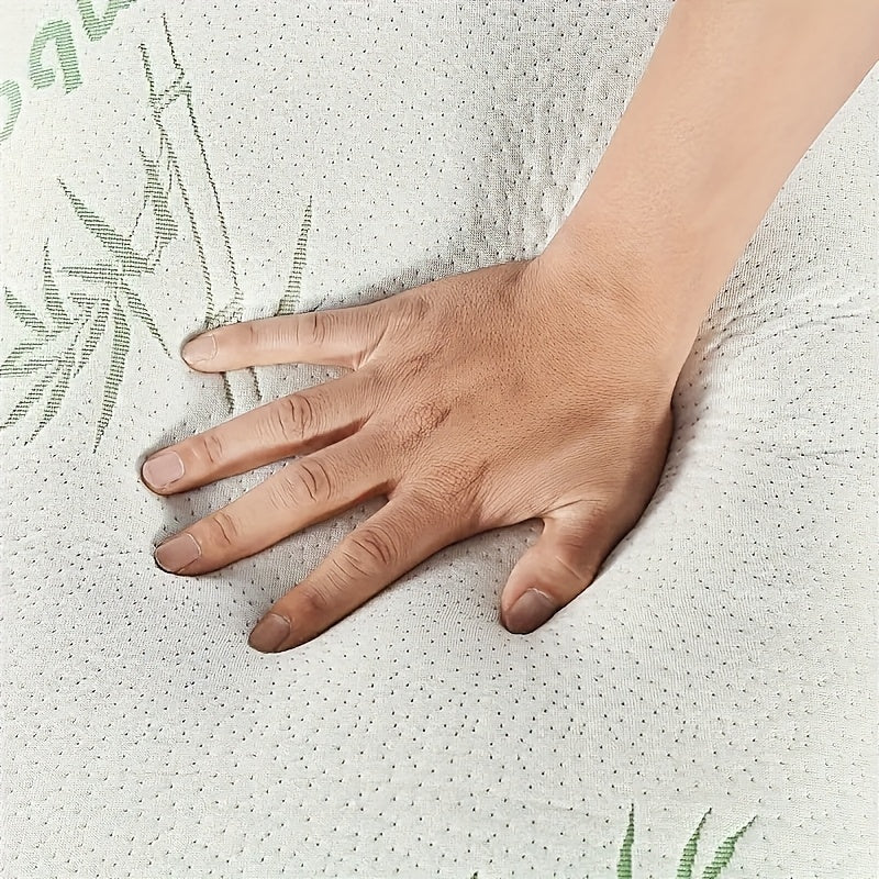 Bamboo Fiber Sleep Pillow - Suitable for Lying On The Back, Stomach Or Side, Soft And Breathable, Soft, Cool, Dust-proof, Comfortable All Season, Washable Pillowcase